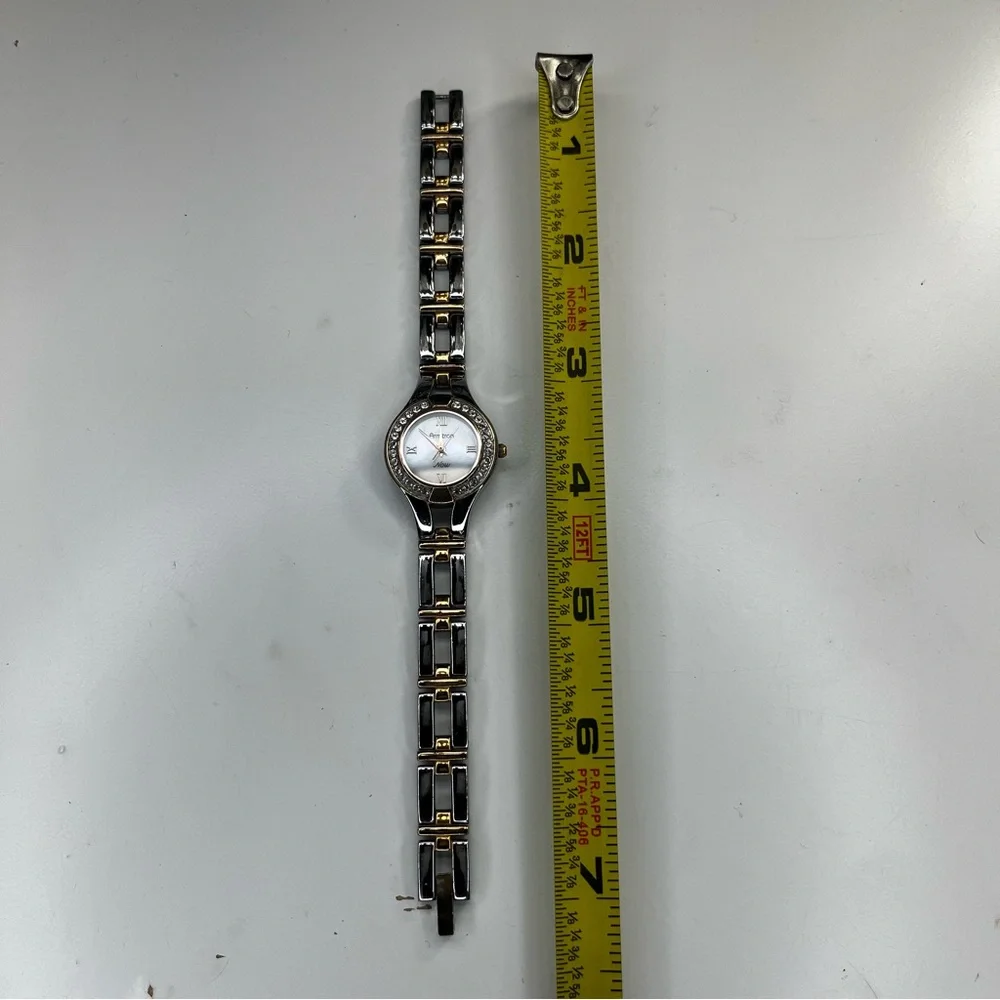 Armitron Now Women's Two Tone‎ Crystal Accent 75/3211 Quartz Watch- New Battery